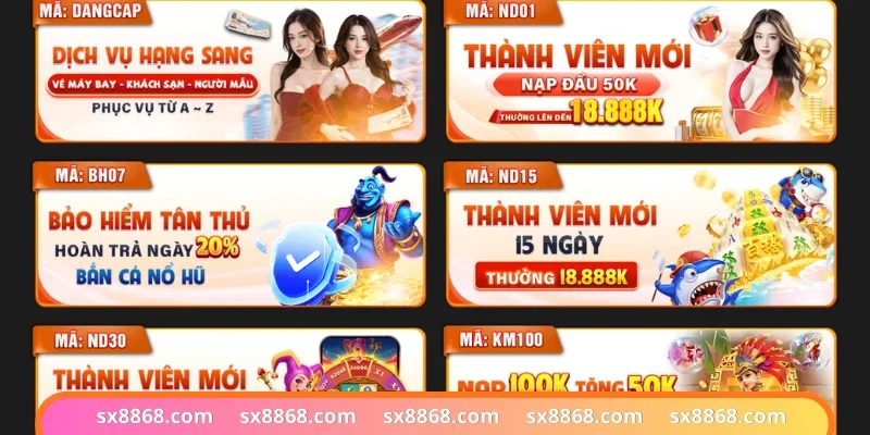 Kho ưu đãi khủng sau khi truy cập thành công