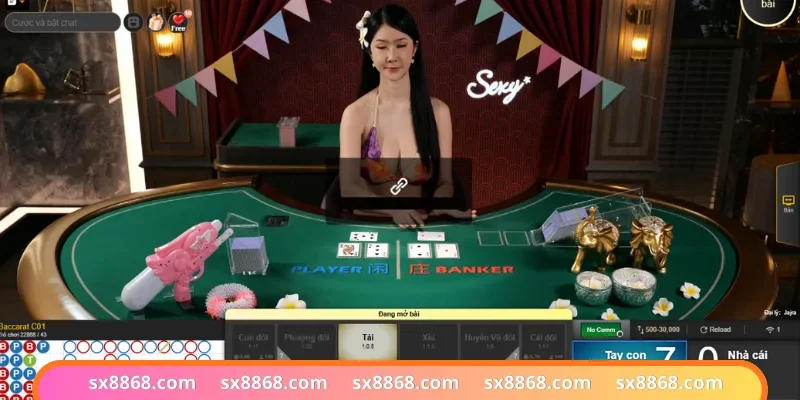 Phiên bản baccarat Dealer xinh đẹp cuốn hút