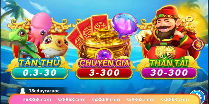 Sinh vật xuất hiện trong bắn cá Thần Tài